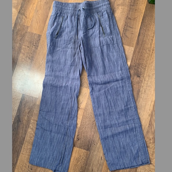 Athleta Pants - Athleta Linen Textured Wide Leg Pants